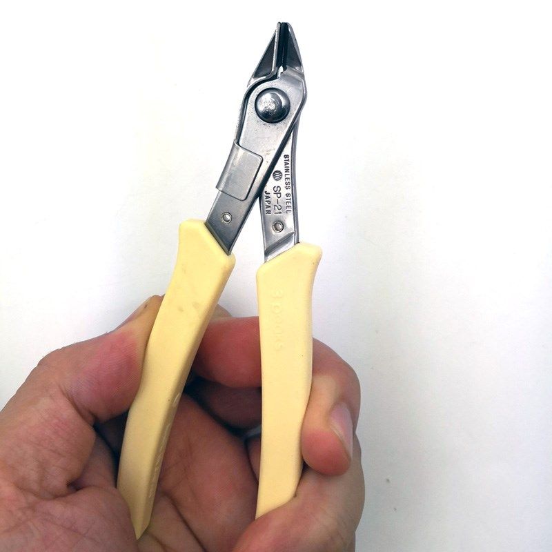 日本3PEAKs 三山不锈钢精密斜嘴斜口钳 SP-21 22 23  125mm 5寸