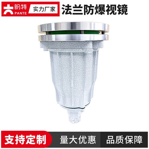 盼特不锈钢BSD带防爆灯法兰视镜耐高温灌顶视盅玻璃观察视筒DN100