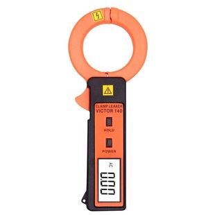 胜利VICTOR漏电流钳形表数字钳型万用表电缆接地线漏电检测 VC140