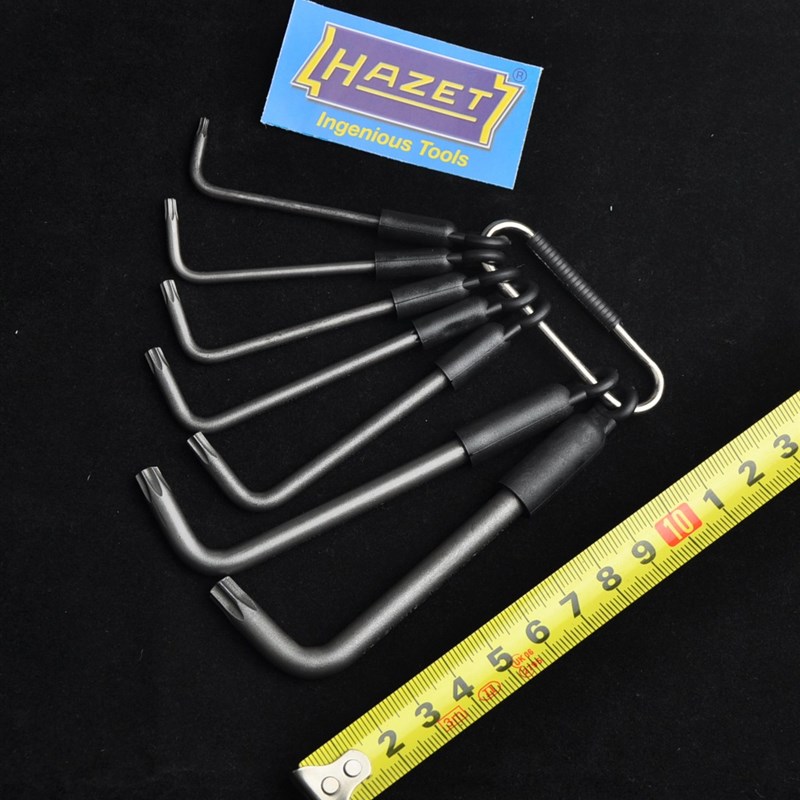 德国HAZET 2115-T/7R星型内六角扳手组套 TORX改锥  进口手动工具