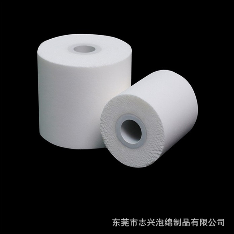 带轴空心PVC/PU吸水吸油海绵辊