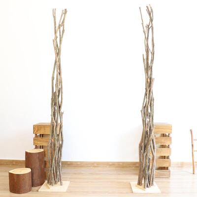 I1婚庆牛角花门坪羊角门树枝艺拱道具实木架FTI花门子弧形户外草