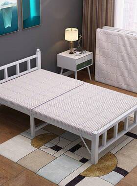 折叠床单人床家板办公室午休床经济型出租屋用简SJY易床床便携铁