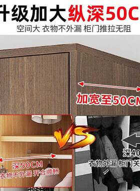 衣柜家用卧室出子租房JHU用实木儿小户型简易定纳制经济型收童柜