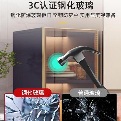 厨房夹缝收纳柜铝合金储物柜箱边墙落地DSK-002柜客厅置物冰柜柜