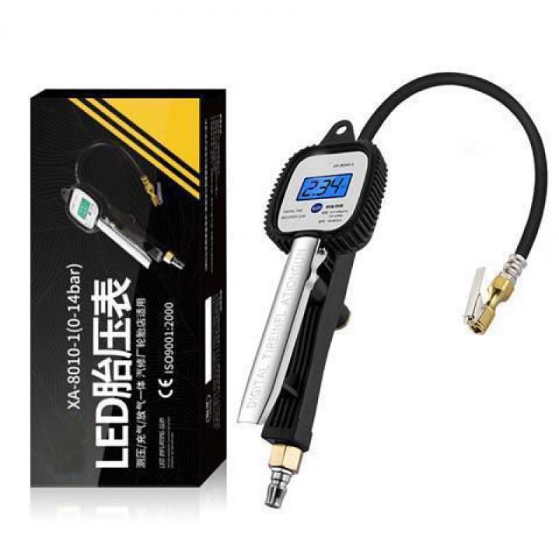 气压胎压表高精度带充气胎压计汽表车轮胎JLH压测器数显加气监打