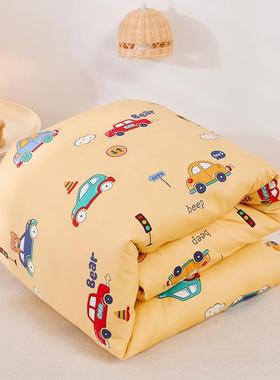 A类60支纯幼棉儿休园被子六件套儿童全s棉三XJ202103件套床垫被套