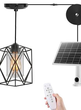 来WT-ET12马图来样亚逊复LOFT太古铁阳能吊灯吸顶灯美式艺工业风