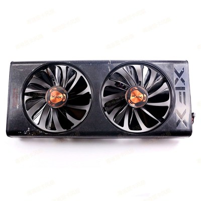 原装全新XFX/讯景 RX 5500XT 黑狼版显卡风扇外壳 散热面板