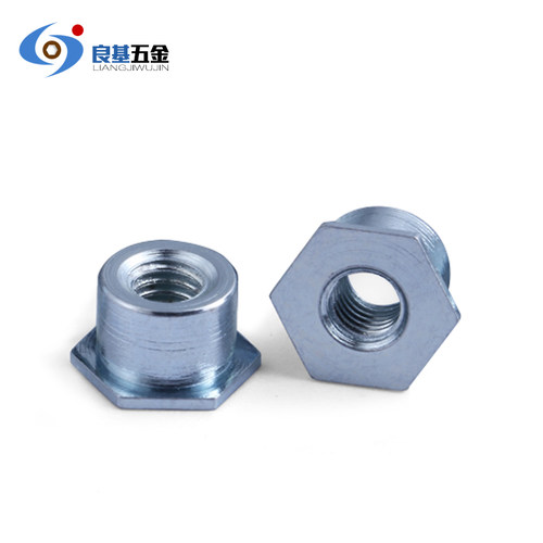 SO-M3通孔压铆螺柱【底孔4.2】碳钢镀锌压板螺母柱M3*4-5/6/8-10