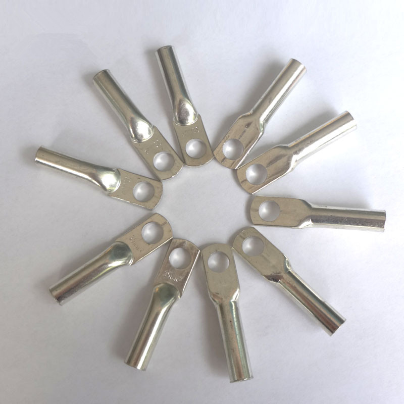 管压接线端子铜线耳DTG-185平方紫铜镀锡裸铜鼻子电缆电线铜接头