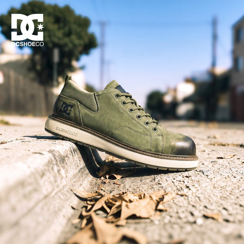 DCSHOES YUKON 头层皮户外休闲鞋男鞋轻便舒适软底不累脚秋季鞋子