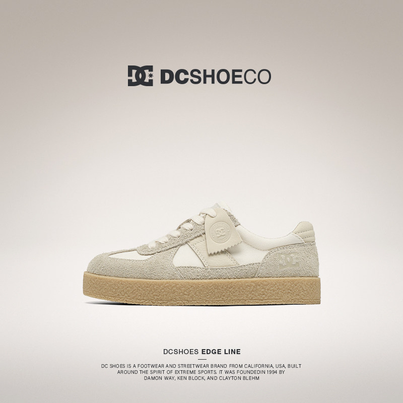 DCSHOES Vancouver 真皮德训鞋男款2026秋季新款复古板鞋阿甘鞋子图片