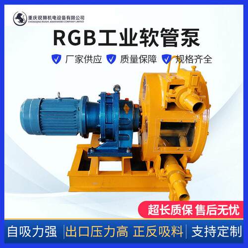 RGB25工业软管泵厂家供应物料输送泵大流量粘度挤压软管泵转子