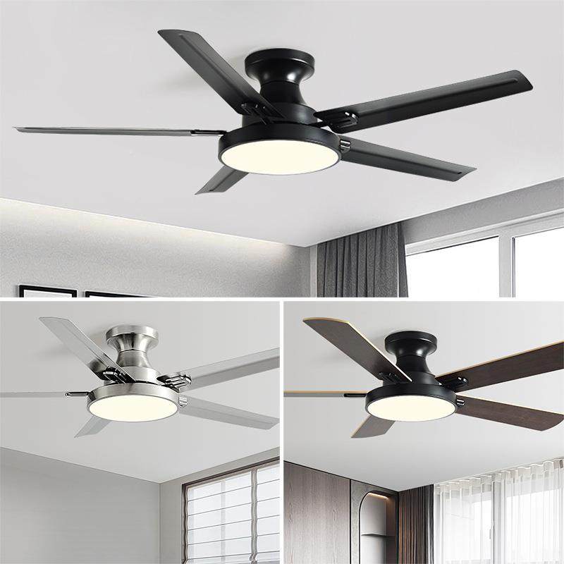 工厂直销56电寸大风力厅吊扇无品牌/灯餐吊厅客吸顶风扇灯卧室静