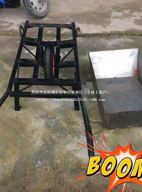 轮小车推工地农25926用泥土建筑翻斗垃圾搬运货花园独人力手沙推