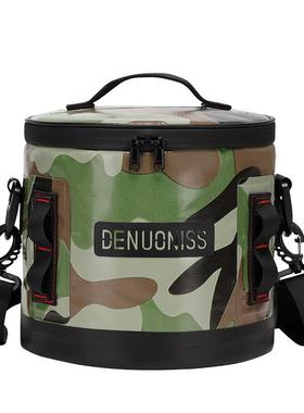 T密PUC210圆户外包野外防沷水冰封野餐包长效桶保冷保暖装饭盒保