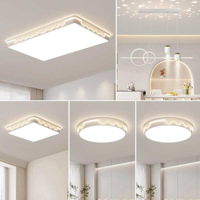 全吸光谱客厅灯简约顶灯护眼灯卧室装灯阳台灯全屋OQO中灯具家山