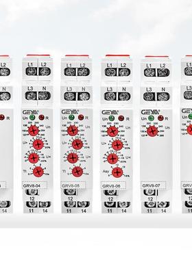 GEY格GRV80-3-08三GRV8相电压监控亚继电器缺相A错相断相序保护器