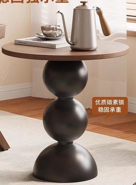 油风奢客厅沙发27114茶边几现代简约铁艺创意角奶几床头边轻柜边几小桌