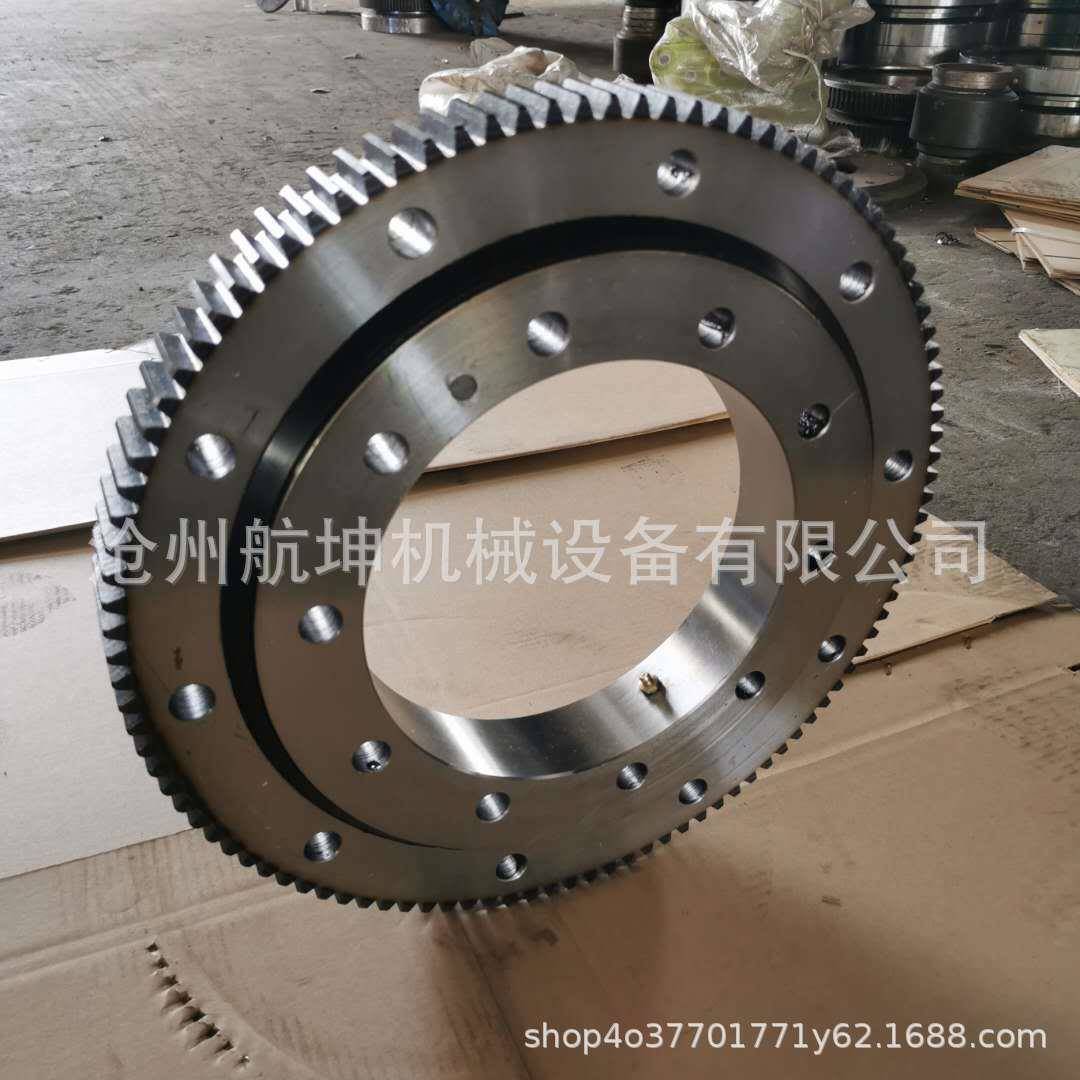 炮雾机外齿WEB回转盘支撑单排触四点接回转支撑转轴承315外齿轴承