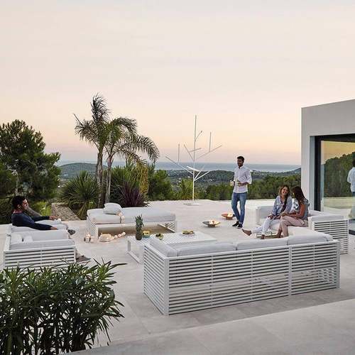 户外休闲沙铝制室外庭阳台椅别墅单人发休闲院露天轻198奢风外摆