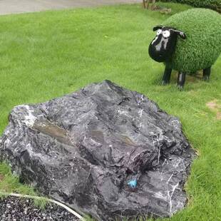 产地直供黑山石原山石日式25120202枯山水景观石林驳岸鱼池园造景