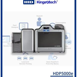 0Fargo哥FargoHDHDP500e员工卡校园卡出入证法IC卡D卡I证卡打印机
