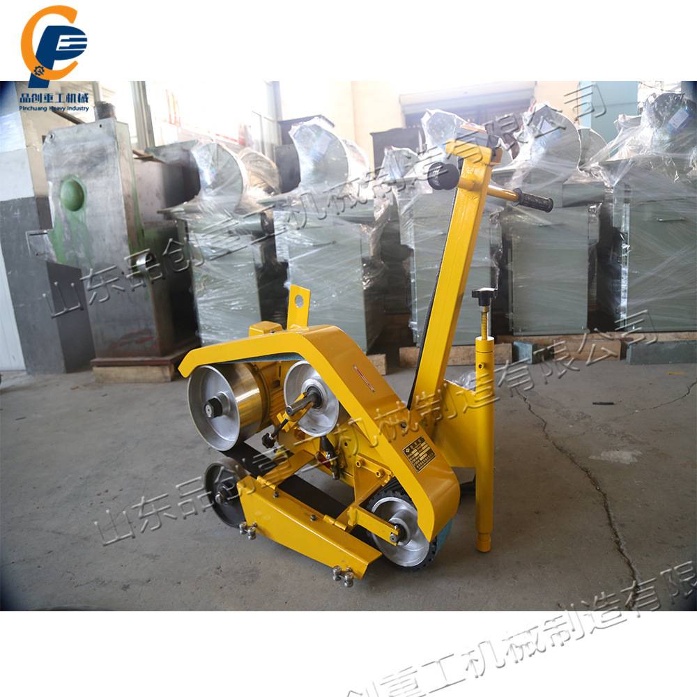 钢板焊缝砂带机 拼接钢板焊缝余高磨平机 手推式钢板打磨机抛光机