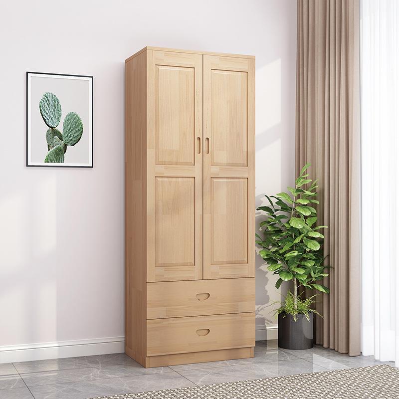J全木衣实柜原木XLD家用卧儿室出租房简约小户&型可订松木童小衣