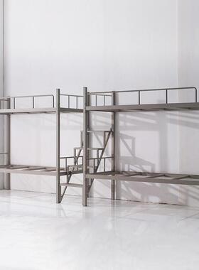 宿舍上床下桌组床公床寓员工宿舍书桌衣柜一73436床铁体架合床双