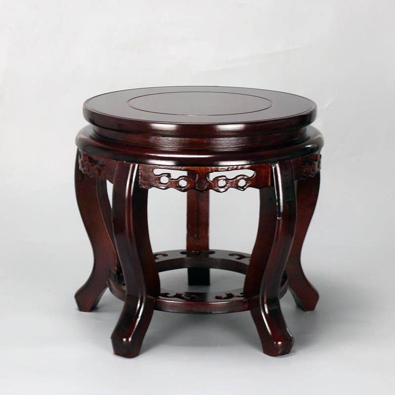 2盆80多木质高脚底座花架花省底座F7SS7S5T花盆托花瓶鱼缸底座P奇