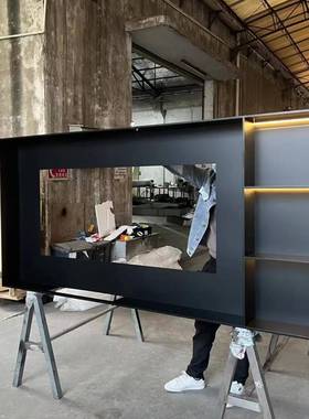 不锈钢壁龛柜双隔层板金属电柜壁龛嵌式成品卫36710生间浴室入置