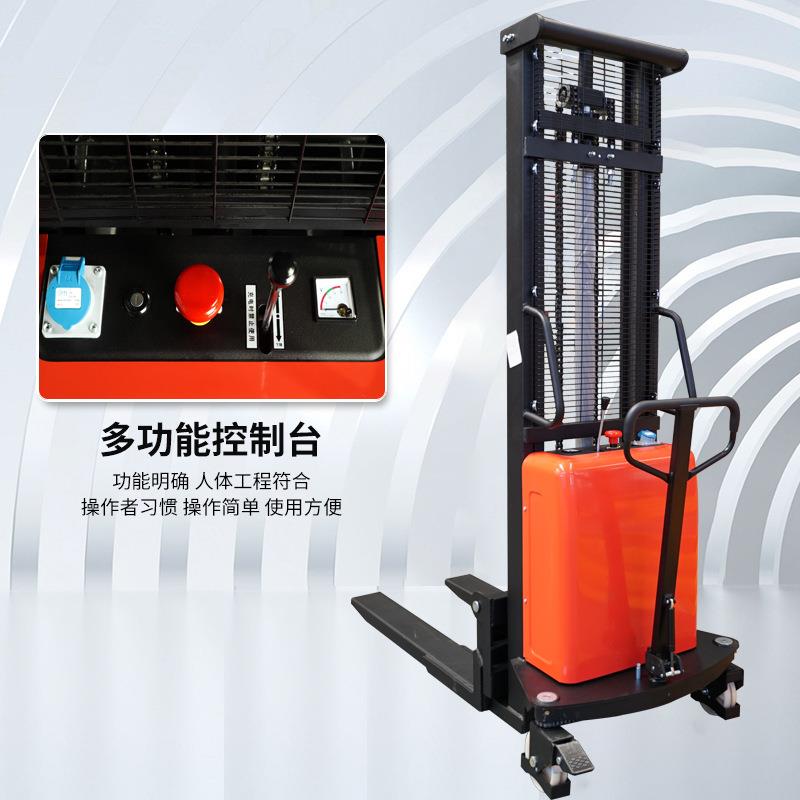 力吨1.5吨动YED叉诺车搬运电叉车堆垛铲车1升高装卸车半电动堆高