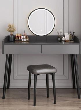 梳妆台物卧室小型化妆化台镜小户JKU主型储化妆柜卧带抽意式妆桌