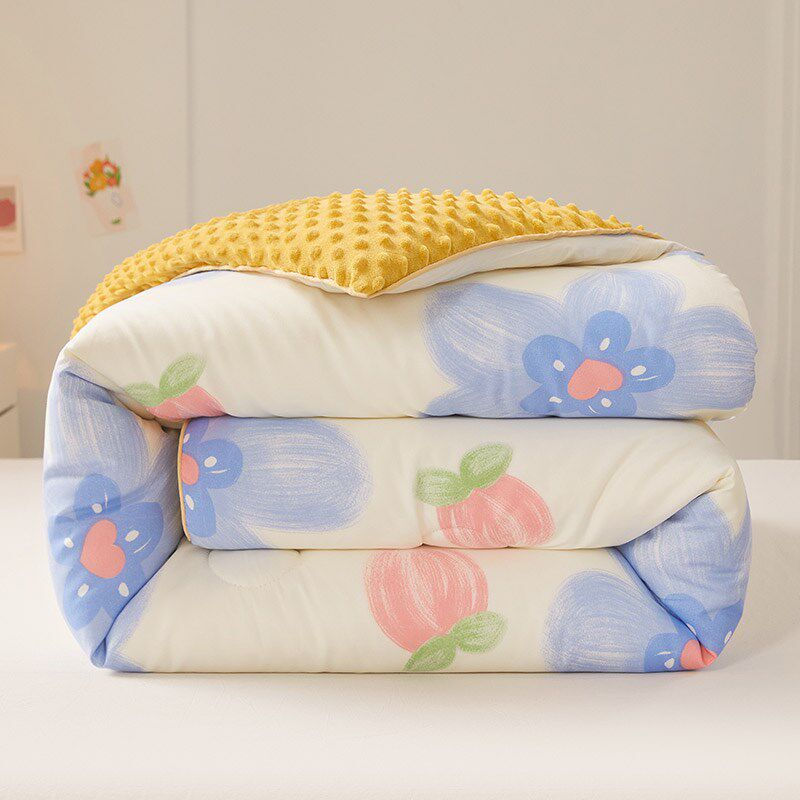 牛奶绒被子冬被加厚保暖冬天宿舍单人被褥子冬季太空被芯