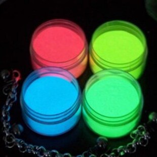 高亮大红夜光粉 白色荧光 红光夜光粉 油性红色白色荧X光粉100克