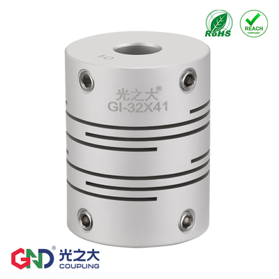 GI弹性联轴器步进伺服电机平行线沟槽式梅花膜片波纹管连接器GND