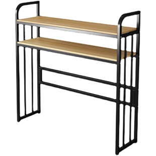 餐桌置物架落地边柜上方餐厅收纳长条窄J厨房双层落地靠墙饭桌架