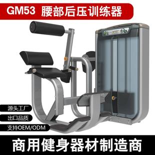 商用腰部综合训练器械多功能器材卷腹肌健身房器材腰部后压训练