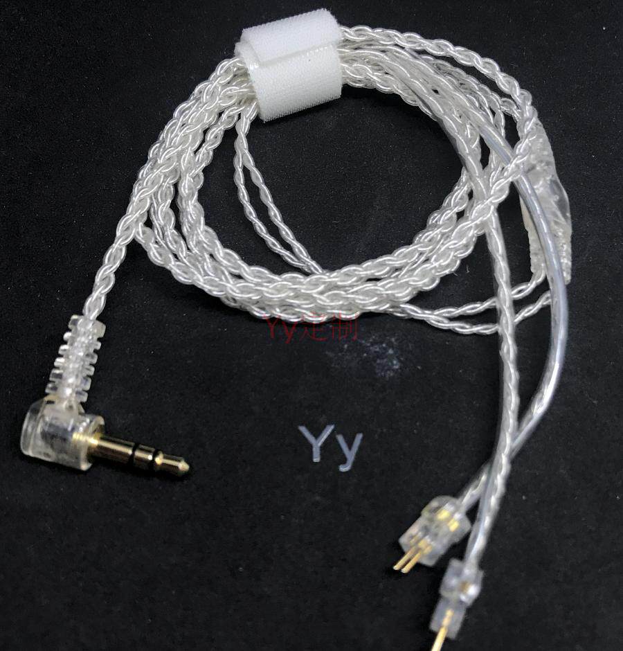 超软耳机线 0.78线材 定制耳机升级线 DIY耳机线 透明耳机线