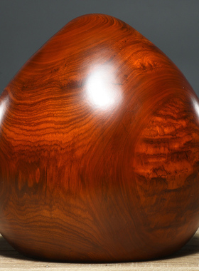 刺史花梨木雕刻寿桃摆件老寿星z红木家居工艺品送长辈祝寿生日礼