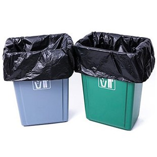 酒店30升大垃圾袋6080黑色餐饮加厚8090大R号垃圾桶垃圾袋商