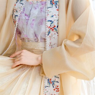 短衫 宴平汉服 百搭日常宋制飞机袖 夏季 &百褶裙 风鸢绕樱