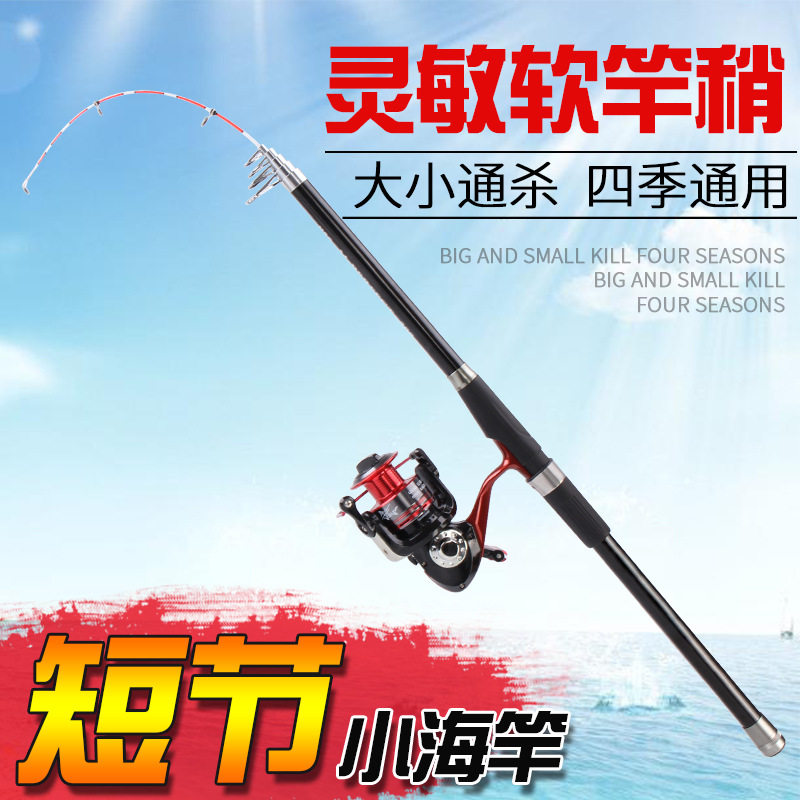 软尾海竿软尾稍小矶杆钓鱼竿抛竿海竿套装矶钓竿矶竿阀杆筏竿矶竿