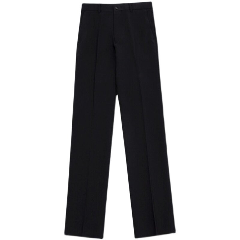 夏季超薄加长版休闲西裤男1t20cm 垂感宽松直筒男裤韩版潮流阔腿