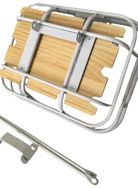 咖啡车筐莫曼顿自行车车筐配件前置前篓F新款白色24寸26寸自行车