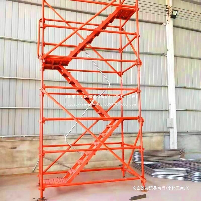 盖梁平台施工梯笼爬梯安全梯桥梁墩柱操作防护基坑安全通道隔离网