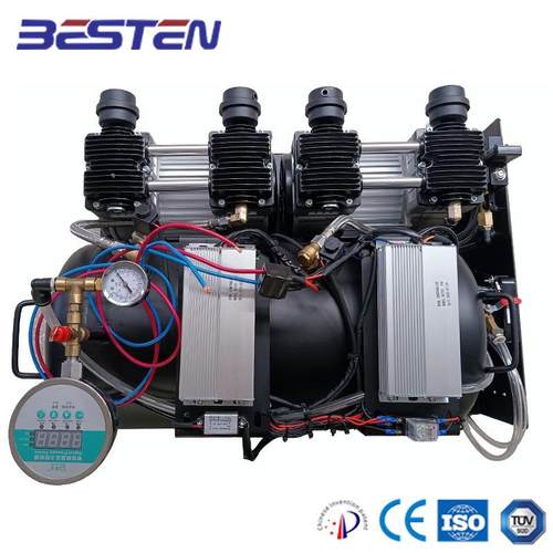 3HP4HP静音无油空气压缩机压缩机无油空气泵铜线电机bw1102