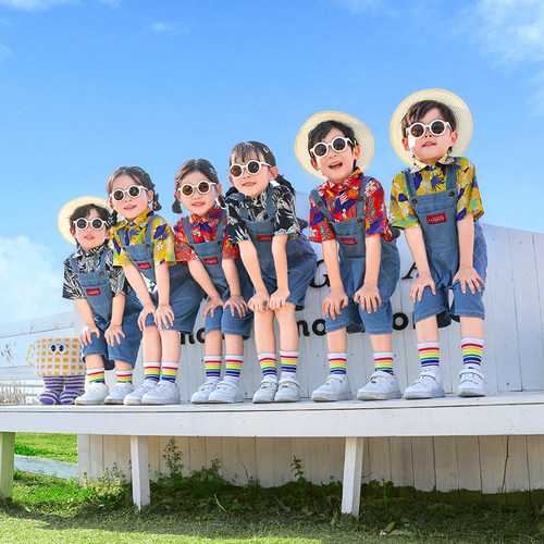 六一儿童演出服小学生合唱运动会开幕啦啦队幼儿园团体毕业照服装